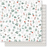 Flocons - 04 30,5x30,cm von mes p'tits ciseaux Flocons - 04 30,5x30,cm von mes p'tits ciseaux